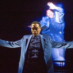 'Everyman' Play performed in the Lyttelton Theatre at the Royal National Theatre, London, UK