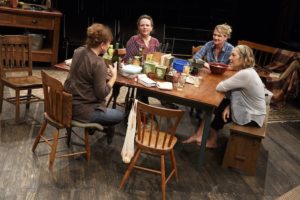 The cast of Richard Nelson's "What Did You Expect" at the Public Theater