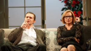 Richard Armitage and Amy Ryan in "Love, Love, Love" at the Laura Pels Theatre