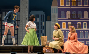 The cast of "Wonderful Town" at the Goodman Theatre