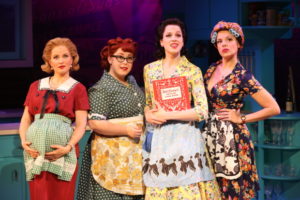 The company of "A Taste of Things to Come" at the York Theatre Company