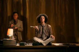 Daniel Alexander Jones and Jacques Gerard Colimon in Soho Rep.'s “Duat” at the Connelly Theater 