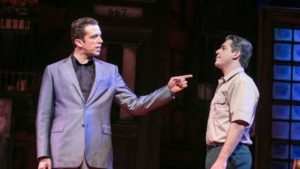 Nick Cordero and Richard H. Blake in "A Bronx Tale" at the Longacre Theatre