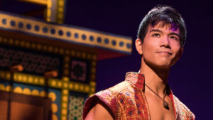 Telly Leung in "Aladdin" at the New Amsterdam Theatre.