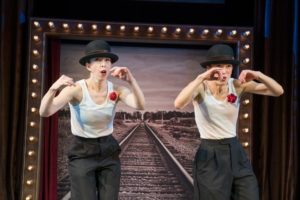 Monica Bill Barnes and Anna Bass in "One Night Only", courtesy of Women's Project Theater