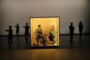 Daniel Pettrow and Maira Kalman in "The Principals of Uncertainty" at BAM Fisher