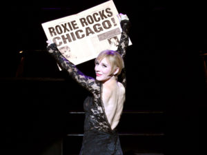 Charlotte d'Amboise in "Chicago" at the Ambassador Theatre.
