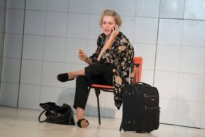 Denise Gough in Duncan MacMillan's "People, Places & Things" at St. Ann's Warehouse.