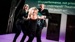 Belarus Free Theatre's "Burning Doors" at La Mama.