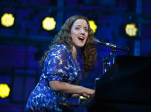 Abby Mueller in "Beautiful" at the Stephen Sondheim Theatre.