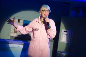 Lisa Lampanelli in "Stuffed" at the Westside Theatre.