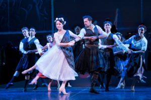 Robbie Fairchild and company in Christopher Wheeldon's production of Lerner and Loewe's "Brigadoon" at New York City Center.
