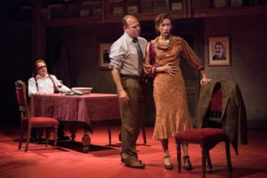 The cast of Rajiv Joseph’s “Describe the Night” at Atlantic Theater Company.