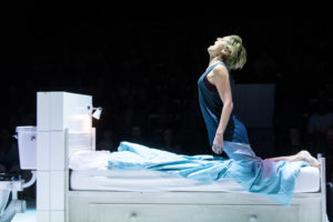 Denise Gough in Duncan MacMillan's "People, Places & Things" at St. Ann's Warehouse.