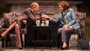 Uma Thurman and Blair Brown in Beau Willimon's "The Parisian Woman" at the Hudson Theatre.