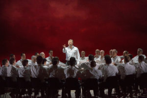 René Pape as Gurnemanz in Wagner's "Parsifal" at the Metropolitan Opera.