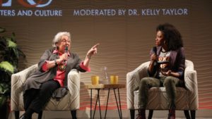Jayne Houdyshell and Pascale Armand in JC Lee's "Relevance" at MCC Theater.