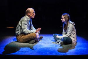 Ed Harris and Rileigh McDonald in The New Group's production of "Good for Otto" by David Rabe at The Pershing Square Signature Center.