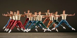 Jerome Robbins' "Glass Pieces" danced by New York City Ballet at the David H. Koch Theater.