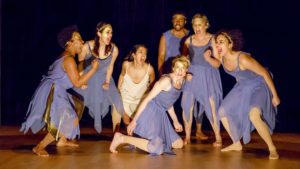 The company of Clare Barron's "Dance Nation" at Playwrights Horizons.