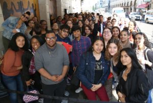 New York City high school students at the Richard Rodgers Theatre.