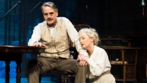 Jeremy Irons and Lesley Manville in Eugene O'Neill's "Long Day's Journey Into Night" at the Brooklyn Academy of Music.