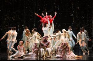 The company of Alexei Ratmansky's "Firebird" for American Ballet Theatre at the Metropolitan Opera House.