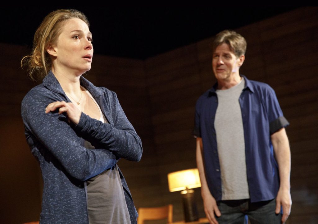 Kristen Bush and Rick Holmes in Anthony Giardina's "Dan Cody's Yacht" at New York City Center, courtesy of Manhattan Theatre Club.