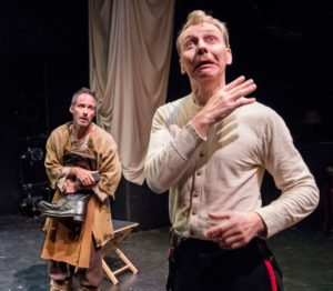 Christopher Marshall and Jonathan Tindle in Howard Barker's "The Possibilities". Photo by Stan Barouh.