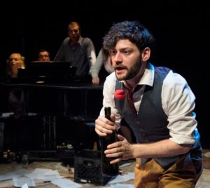 Harrison Bryan and company in "Brecht on Brecht". Photo by Stan Barouh.