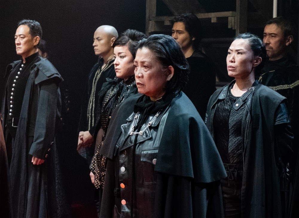 The company of NAATCO's two-part "Henry VI" at the Mezzanine Theatre at A.R.T.