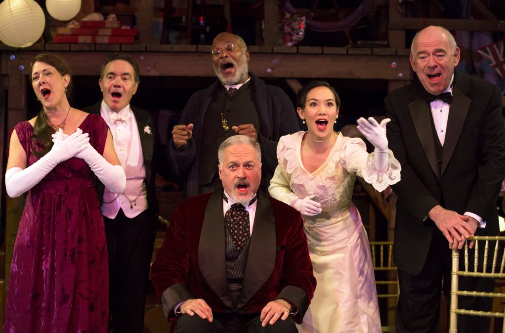 The company of George Bernard Shaw's "Heartbreak House" presented by the Gingold Theatrical Group at the Lion Theatre at Theatre Row. Photo by Carol Rosegg.