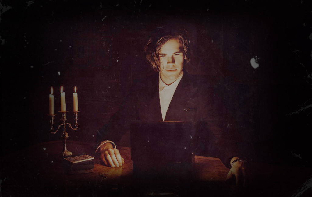 Scot Silven in "At the Illusionist's Table" at the McKittrick Hotel.