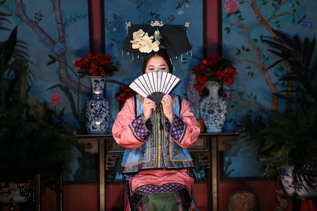 Shannon Tyo in Lloyd Suh's "The Chinese Lady" at Theatre Row, courtesy of Ma-Yi Theater Company and Barrington Stage Company.