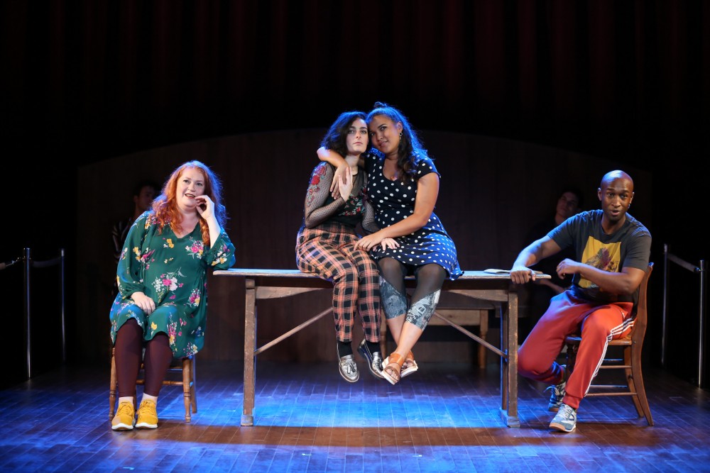 The company of Transport Group's new musical "Renascence" at Abrons Arts Center.