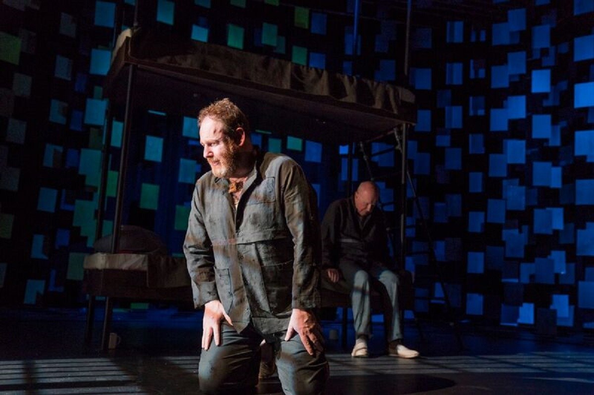 David Ganly and Niall Buggy in Fishamble's "On Blueberry Hill" by Sebastian Barry at 59E59 Theaters. Photo by Patrick Redmond.