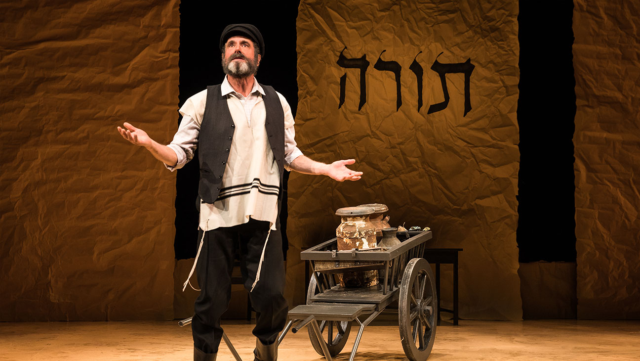 Steven Skybell in National Yiddish Theatre Folksbiene's production of "Fiddler on the Roof" at Stage 42. Photo by Matthew Murphy.