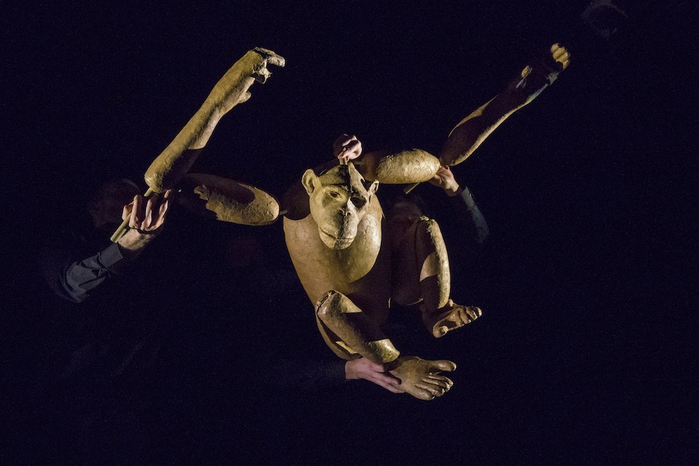 Nick Lehane's "Chimpanzee" at HERE Arts Center. Photo by Richard Termine.