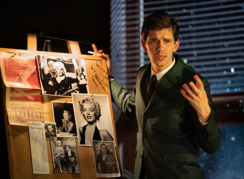 Ben Winshaw in Anne Carson's "Norma Jeane Baker of Troy" at the Griffin Theater at The Shed.