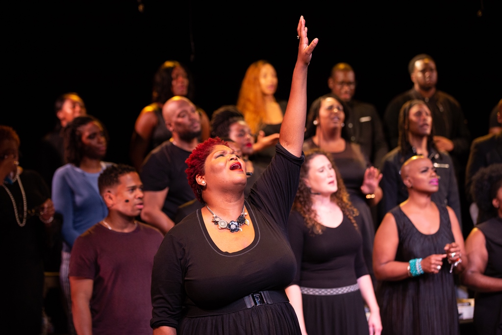 Brooklyn Public Library and Theater of War Productions' "Antigone in Ferguson" at St. Ann & the Holy Trinity Church.
