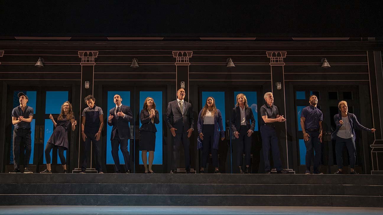 The company of Encores! Off-Center's revival of "Working" at New York City Center. Photo by Joan Marcus.