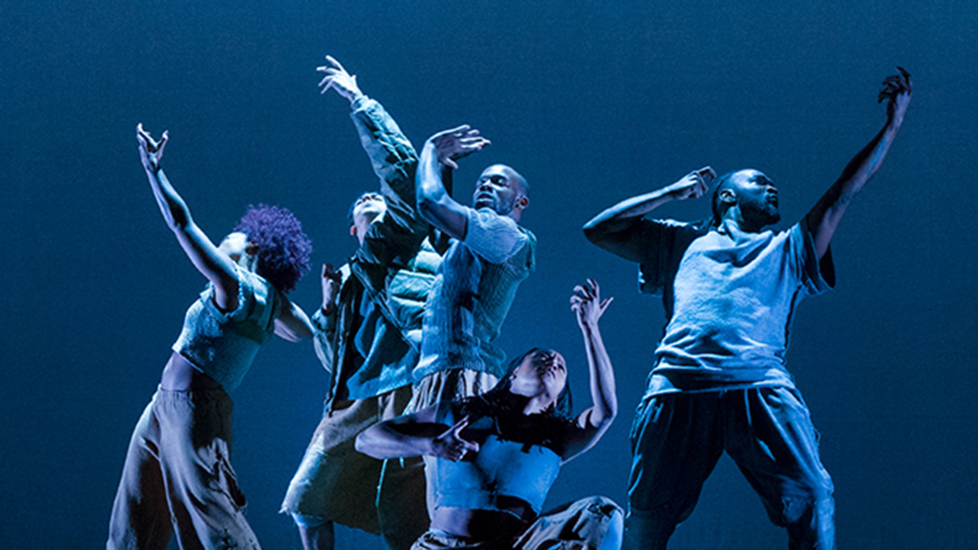 Boy Blue perform "Blak Whyte Gray" at the Gerald W. Lynch Theater, courtesy of Lincoln Center's Mostly Mozart Festival.