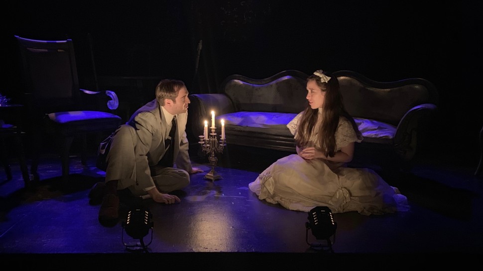 Spencer Scott and Alexandra Rose in Ruth Stage's production of "The Glass Menagerie" by Tennessee Williams at the Wild Project.