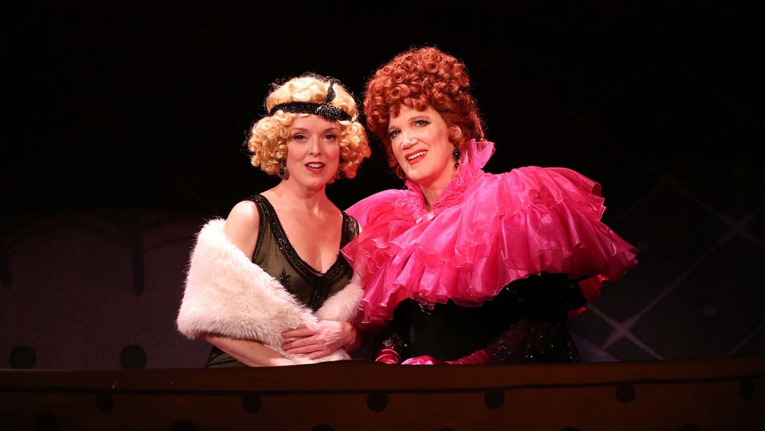 Nancy Anderson and Charles Busch in Primary Stages' production of "The Confession of Lily Dare" at the Cherry Lane Theatre. Photo by Carol Rosegg.