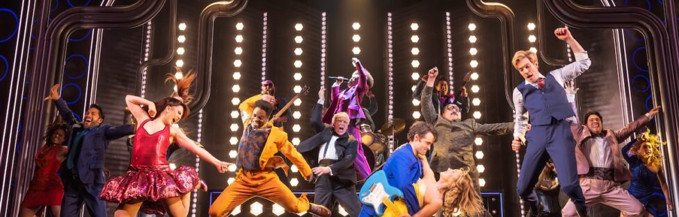 THE HANGOVER REPORT – Simply put, the Huey Lewis jukebox musical THE HEART OF ROCK AND ROLL is one a helluva good time