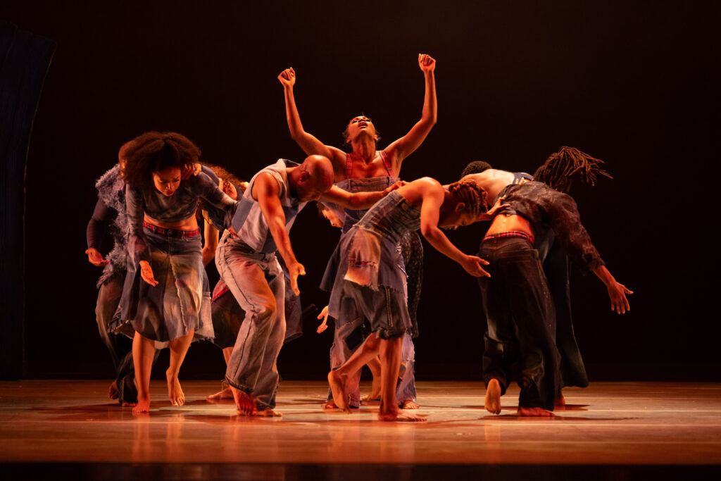 Alvin Ailey American Dance Theater performs "The Holy Blues" at the Brooklyn Academy of Music (photo by Nir Ariel).