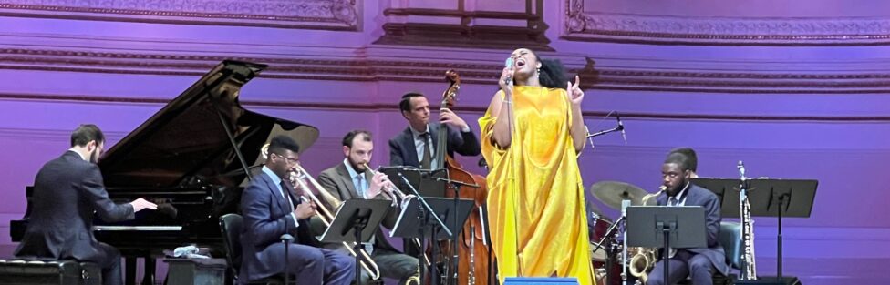 VIEWPOINTS – The kids are alright: SAMARA JOY is smashing in her Carnegie Hall debut and DAVID MARINO croons to the heavens at Birdland